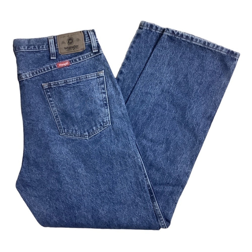 Wrangler Regular Fit Rigid Dark Wash‎ Denim Jeans